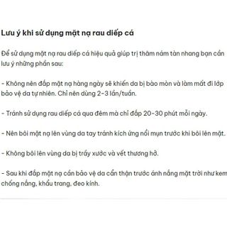 MẶT NẠ DIẾP CÁ MỘC QUÊ TRẦN LAN 50G CTB465 - BECHIP