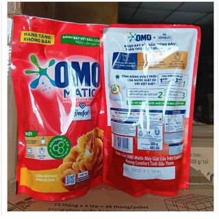 COMBO 3 TÚI NƯỚC GIẶT OMO MATIC 400G HƯƠNG COMFORT BỀN LÂU CTB231 – BECHIP