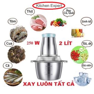 MÁY XAY THỊT ĐA NĂNG CỐI INOX 304, 4 LƯỠI DAO CAO CẤP CTB356 - BECHIP
