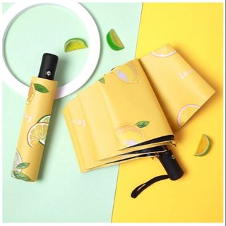 Ô DÙ CHE MƯA, CHE NẮNG TỰ ĐỘNG GẤP GỌN CẦM TAY HỌA TIẾT TRÁI CÂY SIÊU DỄ THƯƠNG CTB351 - BECHIP