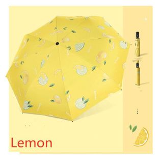 Ô DÙ CHE MƯA, CHE NẮNG TỰ ĐỘNG GẤP GỌN CẦM TAY HỌA TIẾT TRÁI CÂY SIÊU DỄ THƯƠNG CTB351 - BECHIP