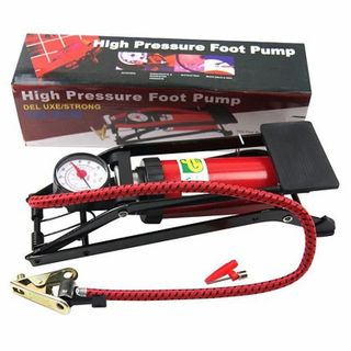 BƠM XE ĐẠP, BƠM XE MÁY, DỤNG CỤ BƠM HƠI ĐẠP CHÂN XE ĐẠP, XE MÁY, Ô TÔ CTB463 - BECHIP