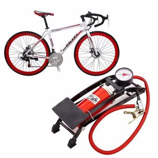 BƠM XE ĐẠP, BƠM XE MÁY, DỤNG CỤ BƠM HƠI ĐẠP CHÂN XE ĐẠP, XE MÁY, Ô TÔ CTB463 - BECHIP