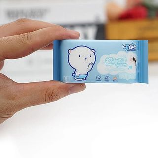 BỊCH 8 GÓI (64 TỜ) KHĂN ƯỚT MINI BỎ TÚI TIỆN LỢI CTB348 - BECHIP