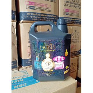 THÙNG 4 CAN (5L) NƯỚC GIẶT HƯƠNG NƯỚC HOA ĐẬM ĐẶC PARIS - BECHIP