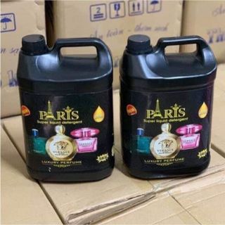 THÙNG 4 CAN (5L) NƯỚC GIẶT HƯƠNG NƯỚC HOA ĐẬM ĐẶC PARIS - BECHIP