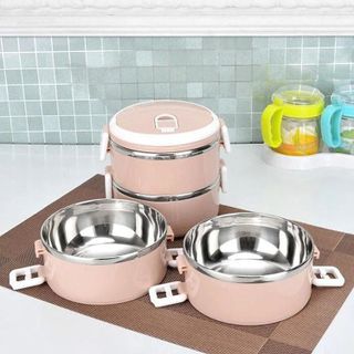 HỘP CƠM LÚA MẠCH 4 TẦNG LÕI INOX, HỘP CƠM GIỮ NHIỆT 4 TẦNG CTB460 - BECHIP