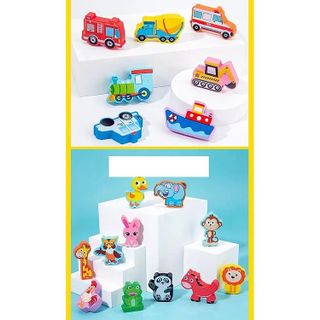 BỘ ĐỒ CHƠI TRÍ TUỆ BẰNG GỖ, ĐỒ CHƠI CÂU CÁ GỖ 63 CHI TIẾT CHO BÉ TRAI, BÉ GÁI CTB225 - BECHIP