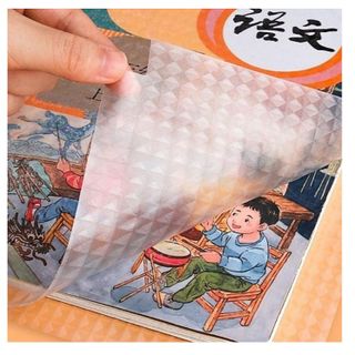 SET 10 TỜ DECAL BỌC SÁCH VỞ 3D CHỐNG THẤM NƯƠC TẶNG KÈM 10 NHÃN DÁN CTB222- BECHIP