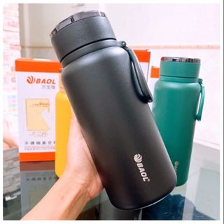 BÌNH GIỮ NHIỆT INOX 304 NHÁM CAO CẤP CÓ LƯỚI LỌC BAOL CTB343 - BECHIP