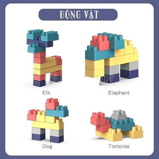 ĐỒ CHƠI XẾP HÌNH, BỘ LEGO 520 CHI TIẾT THÁO LẮP PHÁT TRIỂN TRÍ TUỆ CHO BÉ CTB223 - BECHIP