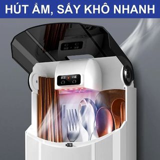 MÁY KHỬ KHUẨN SẤY KHÔ ĐŨA THÌA BẰNG TIA UV CAO CẤP CTB454 - BECHIP