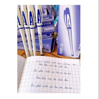 HỘP 12 CÂY BÚT BI NƯỚC CHỮ A CTB340 - BECHIP