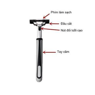 BỘ DAO CẠO RÂU GỒM 1 DAO CẠO, 36 LƯỠI DAO VÀ 1 TUÝP KEM CẠO CTB583 - BECHIP