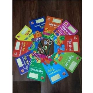 BỘ 10 CUỐN VỞ TẬP TÔ TẬP VIẾT CHỮ VÀ SỐ CHO BÉ TỪ 4-6 TUỔI CTB220 - BECHIP