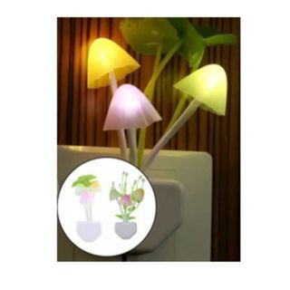 ĐÈN NGỦ CẢM ỨNG ÁNH SÁNG ĐỔI MÀU HÌNH CÂY NẤM CTB338 - BECHIP