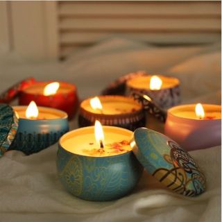 NẾN THƠM HOA KHÔ THIÊN NHIÊN HỘP THIẾC SANG XỊN CTB450 - BECHIP