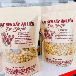 HẠT SEN SẤY GIÒN ĂN LIỀN, ĐẶC SẢN HUẾ 500G CTB162 - BECHIP