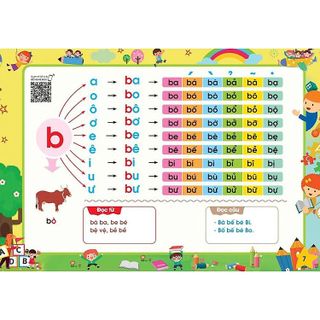 TẬP ĐÁNH VẦN TIẾNG VIỆT THEO SƠ ĐỒ TƯ DUY (4-6 TUỔI) - PHIÊN BẢN TƯƠNG TÁC (TÁI BẢN 2023) CTB449 - BECHIP