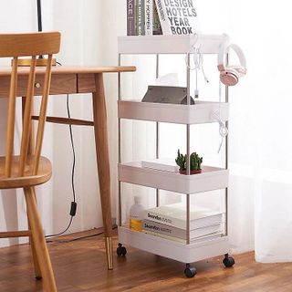 KỆ ĐỂ ĐỒ ĐA NĂNG 4 TẦNG CÓ BÁNH XE DI CHUYỂN CTB216 - BECHIP