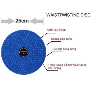 ĐĨA XOAY EO TẬP THỂ DỤC XOAY 360 ĐỘ EO THON, GIẢM CÂN, GIẢM MỠ BỤNG HIỆU QUẢ CTB94 - BECHIP