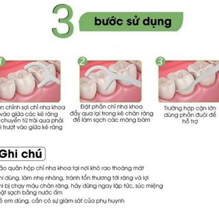 COMBO 3 HỘP TĂM XỈA RĂNG NHA KHOA 2 ĐẦU VỆ SINH KẺ RĂNG TIỆN LỢI CTB93 – BECHIP