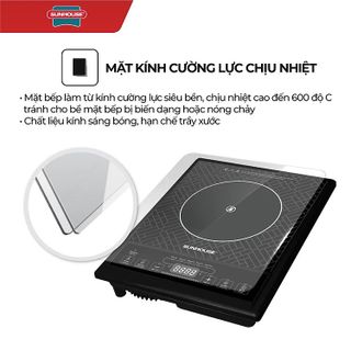 BẾP HỒNG NGOẠI CƠ SUNHOUSE SHD6011 CTB334 - BECHIP