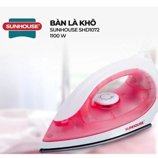 BÀN LÀ, BÀN ỦI KHÔ SUNHOUSE SHD1072 CTB331 - BECHIP