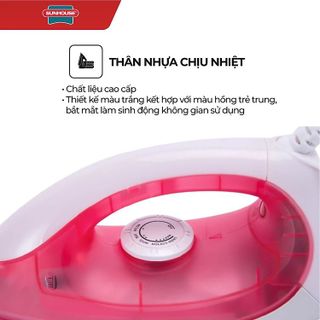 BÀN LÀ, BÀN ỦI KHÔ SUNHOUSE SHD1072 CTB331 - BECHIP