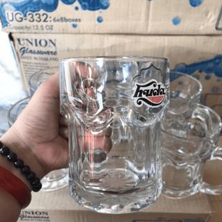 BỘ 6 LY BIA HUDA CÓ QUAI CHUẨN THÁI LAN, HÀNG KHUYẾN MÃI CỦA BIA HUDA 350ML CTB144 - BECHIP