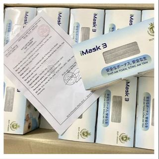 HỘP 50 CÁI KHẨU TRANG Y TẾ 4 LỚP NGĂN NGỪA VI KHUẨN IMASK DUY KHÁNH CTB130 - BECHIP