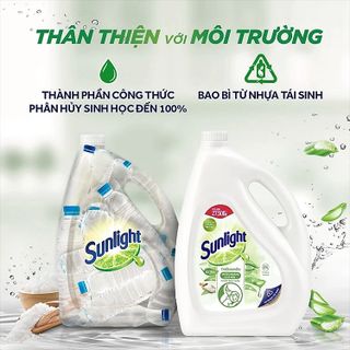 NƯỚC RỬA CHÉN SUNLIGHT THIÊN NHIÊN CAN 3.6 KG CTB319 - BECHIP