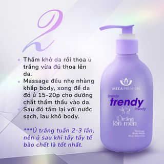 Ủ Trắng Lên Men Body Trendy - Meea Premium