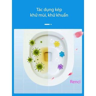 GEL KHỬ MÙI BỒN CẦU, TOILET HÌNH BÔNG HOA HƯƠNG THƠM DỄ CHỊU CTB210 - BECHIP