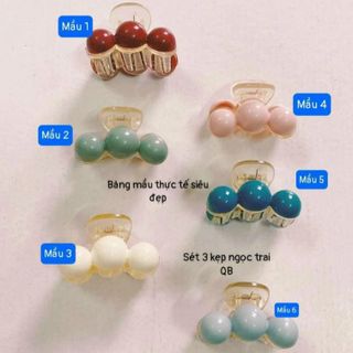 SET 3 CÁI KẸP CÀNG CUA NGỌC SANG TRỌNG CTB209 - BECHIP