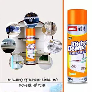 BÌNH XỊT BẾP CAM, CHAI XỊT TẨY RỬA ĐA NĂNG KITCHEN CLEANER 500ML CTB313 - BECHIP