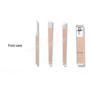 BỘ DỤNG CỤ LÀM MÓNG, 16, 18 CHI TIẾT MÀU HỒNG CTB182 - BECHIP
