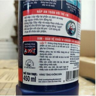 NƯỚC TẨY BỒN CẦU VIM 450ML - DIỆT SẠCH VI KHUẨN GẤY BỆNH CTB317 - BECHIP