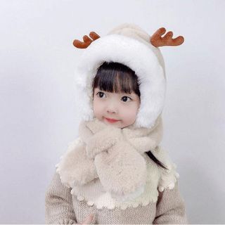MŨ LÔNG CỪU SỪNG HƯƠU GIỮ ẤM CHO BÉ 1-8 TUỔI CTB563 - BECHIP