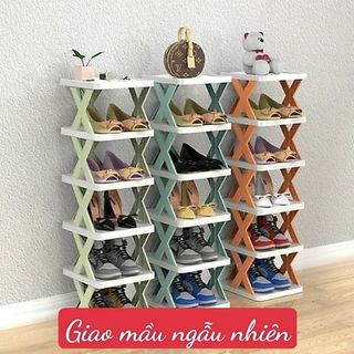 KỆ ĐỂ GIÀY DÉP 5 TẦNG CHỮ X THÔNG MINH CÓ THỂ THÁO LẮP, GẤP GỌN CTB72 – BECHIP