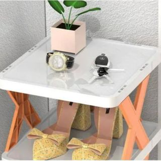 KỆ ĐỂ GIÀY DÉP 5 TẦNG CHỮ X THÔNG MINH CÓ THỂ THÁO LẮP, GẤP GỌN CTB72 – BECHIP