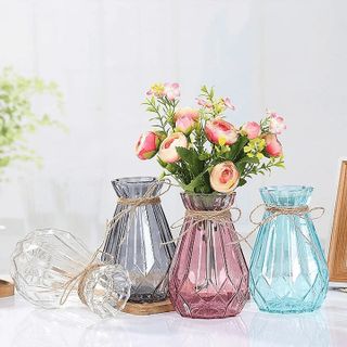 LỌ THỦY TINH CẮM HOA ĐA GIÁC CTB561 - BECHIP