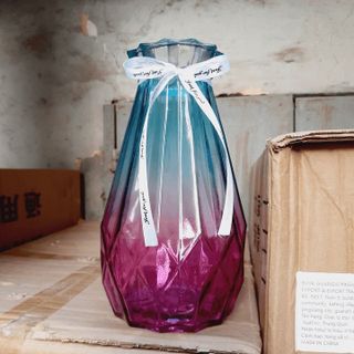 LỌ THỦY TINH CẮM HOA ĐA GIÁC CTB561 - BECHIP