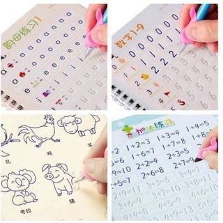 SET 3 QUYỂN LUYỆN VIẾT THẦN KỲ, SET 3 QUYỂN LUYỆN VIẾT TỰ BAY MỰC TẶNG BÚT VÀ MỰC THẦN KỲ CTB320 - BECHIP