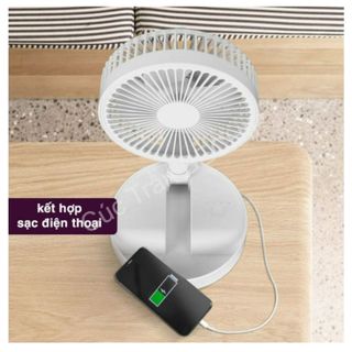 QUẠT TÍCH ĐIỆN GẤP GỌN ĐỂ BÀN CÓ ĐIỀU KHIỂN CTB206 - BECHIP