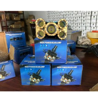 ĐÈN PIN ĐỘI ĐẦU MINI 5 BÓNG SIÊU SÁNG, KÈM 2 PIN, KÈM SẠC CTB429 - BECHIP