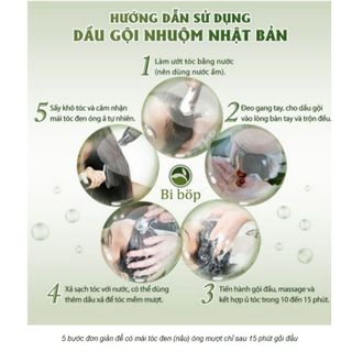 DẦU GỘI PHỦ BẠC ĐEN, NÂU TÓC TỪ LẦN GỘI ĐẦU TIÊN BIBOP CTB191 - BECHIP
