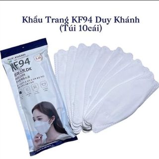 [THÙNG - 300 CÁI] KHẨU TRANG KF94 DUY KHÁNH CHỐNG BỤI SIÊU MỊN CTB74 - BECHIP