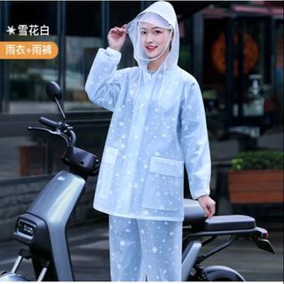 ÁO MƯA BỘ HOA TUYẾT CAO CẤP CTB426 - BECHIP