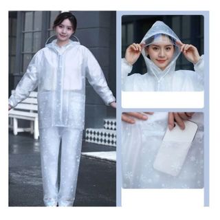 ÁO MƯA BỘ HOA TUYẾT CAO CẤP CTB426 - BECHIP